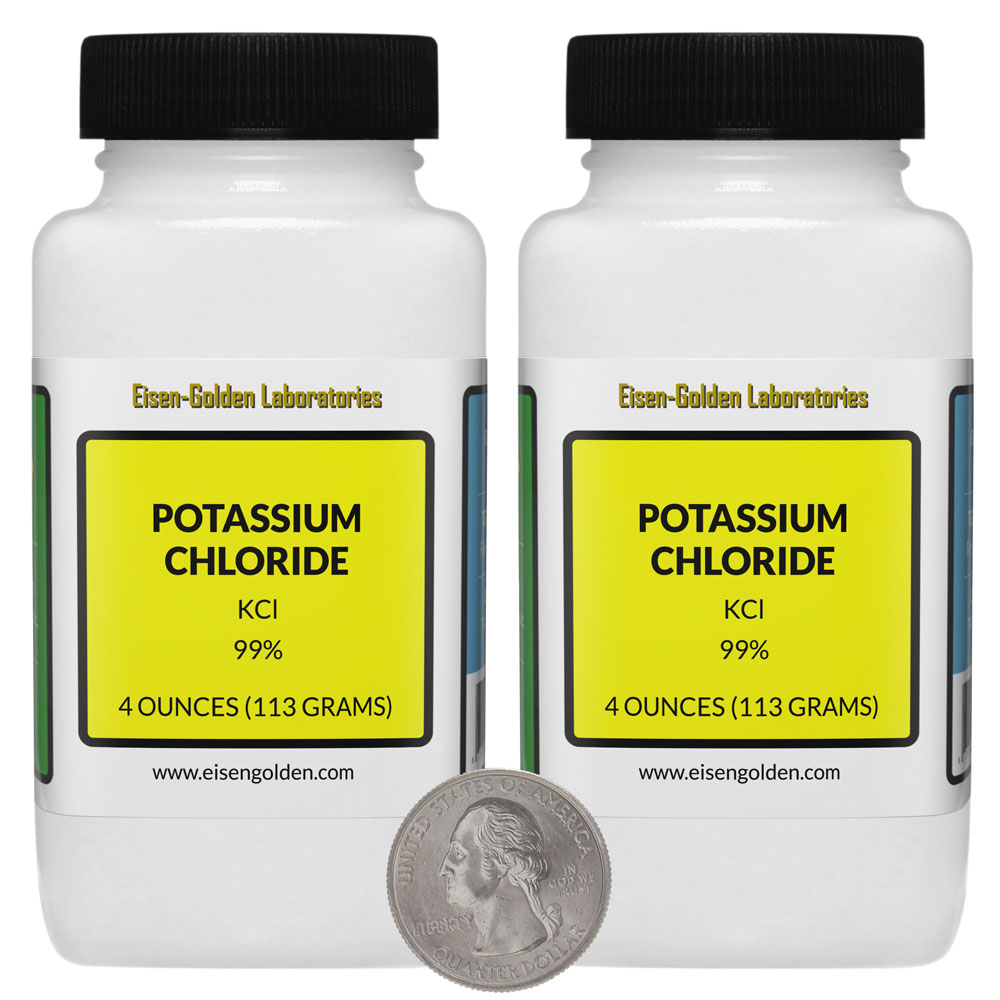 Potassium Chloride 8 Ounces 2 Bottles